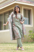 Sage Garden Printed Suit Set